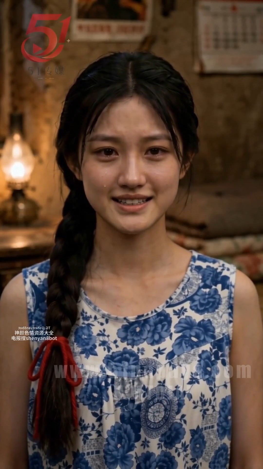 嫂子为小雪求情时，大牛眼神却落在蓝花衣的小姨子身上